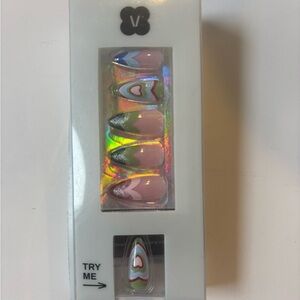 Colorful Heart Nail Set